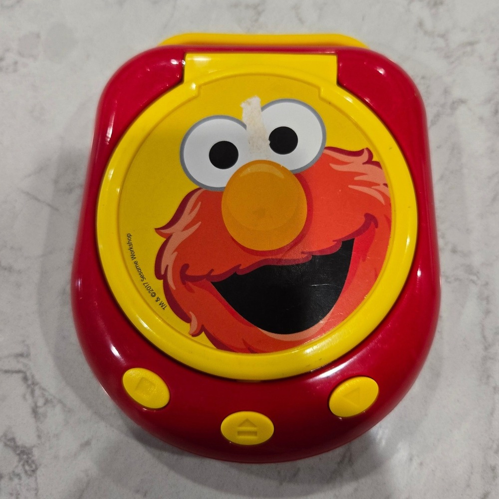 Sesame Street Elmo Toy CD Player Red Yellow SV0422 Musical Toddler Toy